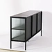steel tv console sideboard