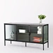 steel tv console sideboard
